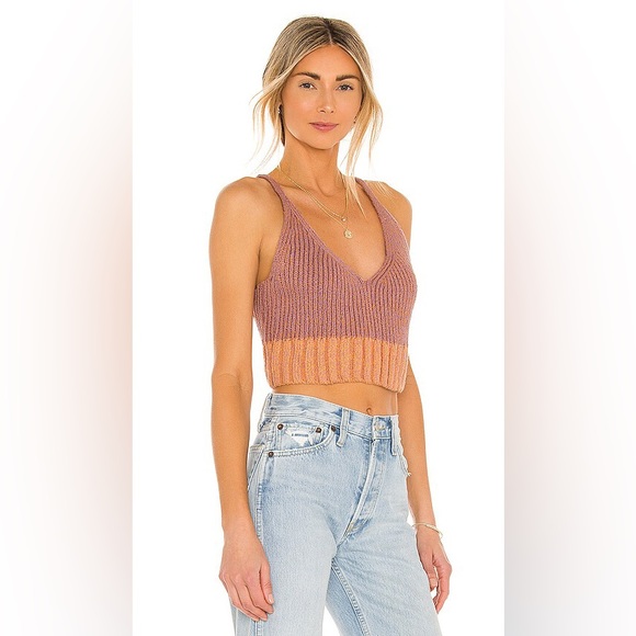 FREE PEOPLE Intimately Here All Day Brami In Mauve Combo NWT - Picture 8 of 10